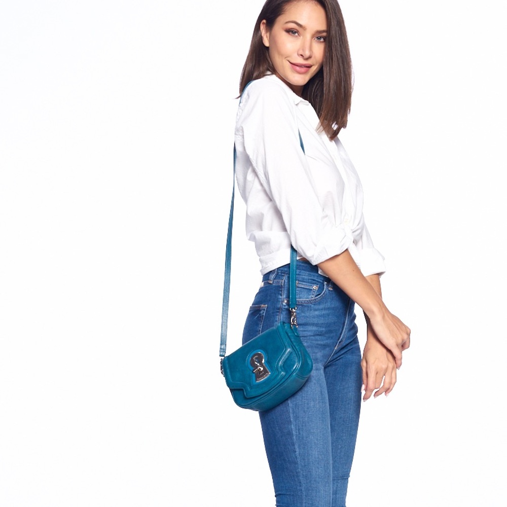 NWT Milano Italian leather mini bag